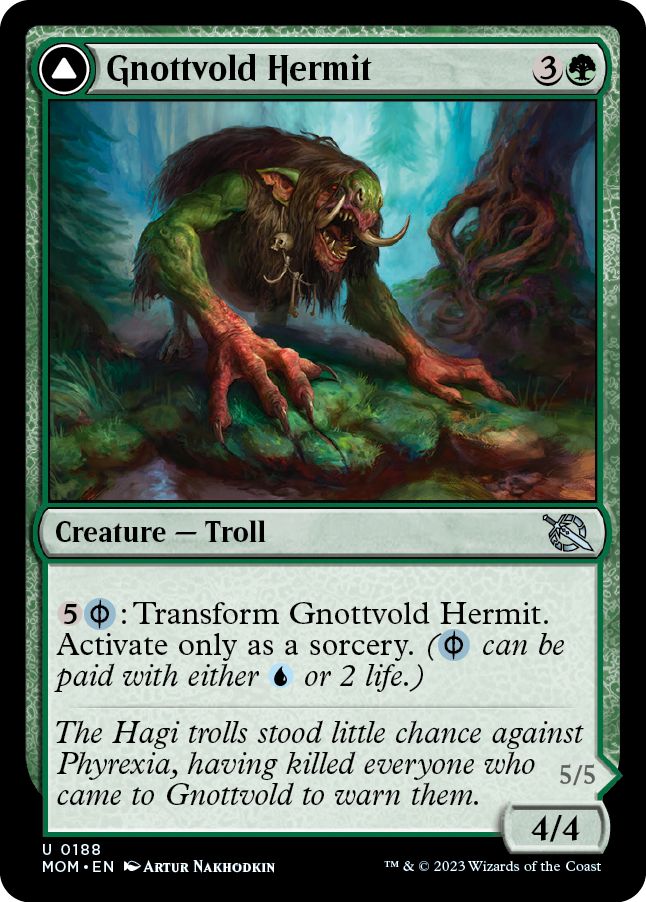 (英)ノットヴォルドの隠遁者 / Gnottvold Hermit - 金属の徒党の大男 / Chrome Host Hulk【MOM】 No.188