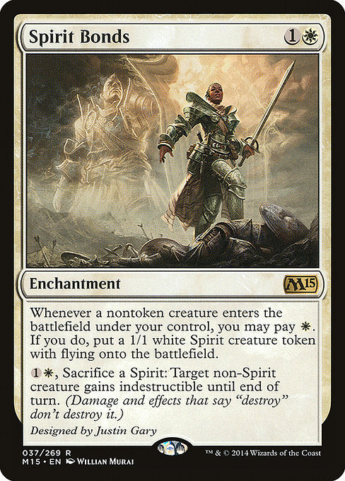 (英)【Foil】霊魂の絆 / Spirit Bonds【M15】 No.037