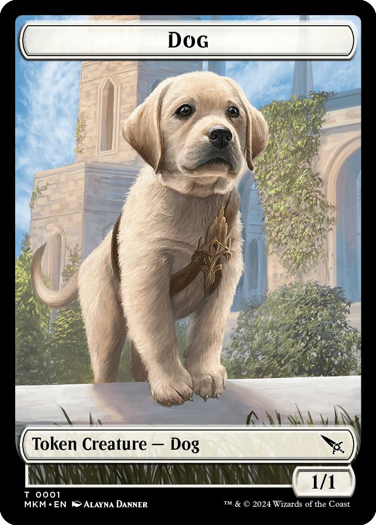 (英)犬トークン / Dog Token【MKM-TOKEN】 No.001