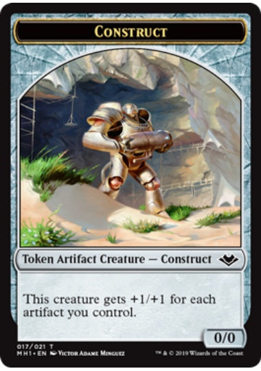 (英)【Foil】構築物トークン / Construct Token【MH1-TOKEN】 No.017