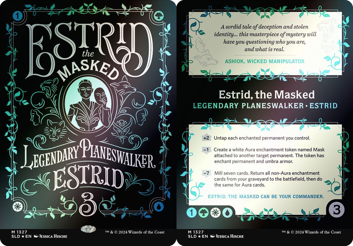 (英)【Foil】仮面使い、エストリッド / Estrid, the Masked【SLD】The Fairest Drop of All No.1327