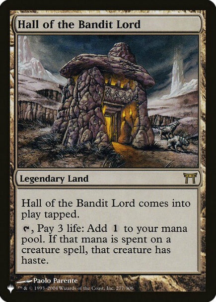 (英)山賊の頭の間 / Hall of the Bandit Lord【LST】 No.726