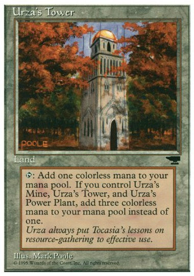 (英)ウルザの塔 / Urza's Tower【CHR】 (森) No.122