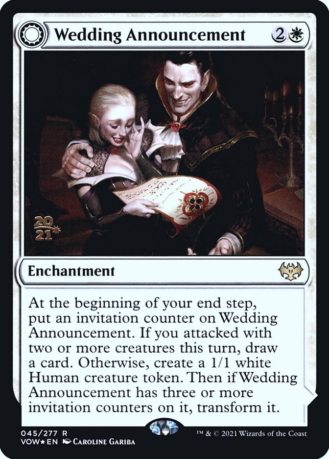 (英)【Foil】婚礼の発表 / Wedding Announcement - 婚礼の祭典 / Wedding Festivity【VOW】プレリリースプロモ No.045