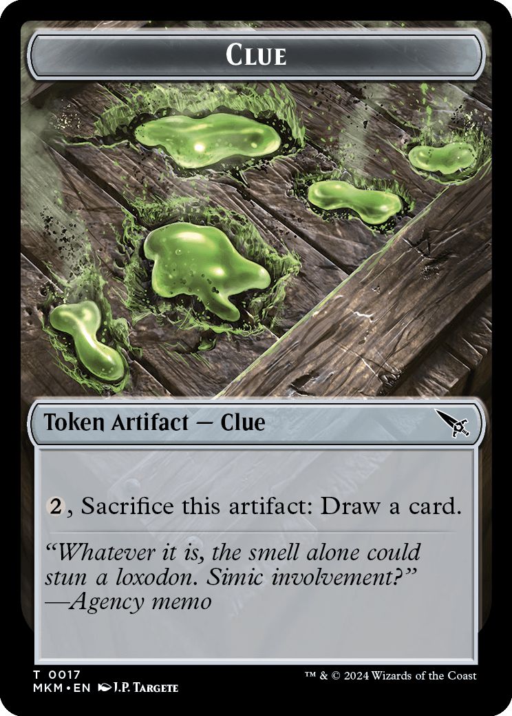 (英)手掛かりトークン / Clue Token【MKM-TOKEN】 No.017