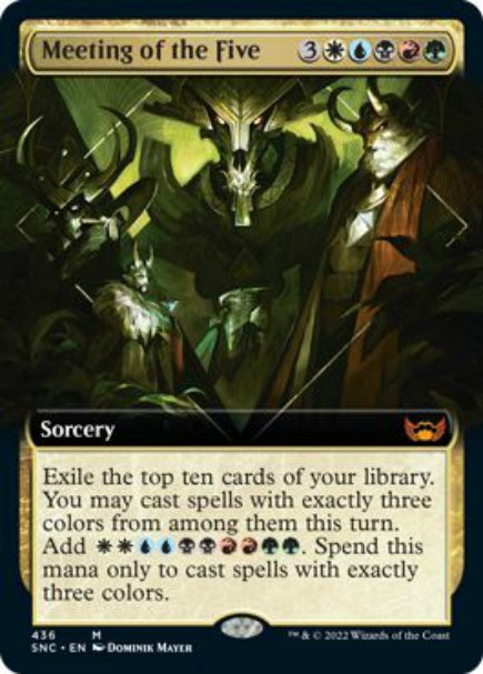(英)【Foil】五者会談 / Meeting of the Five ★拡張枠★ 【SNC】 No.436