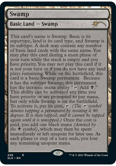 (英)沼 / Swamp【SLD】 The Full-Text Lands No.256