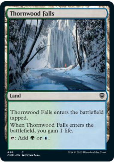 (英)茨森の滝 / Thornwood Falls【CMR】 統率者デッキ収録 No.498