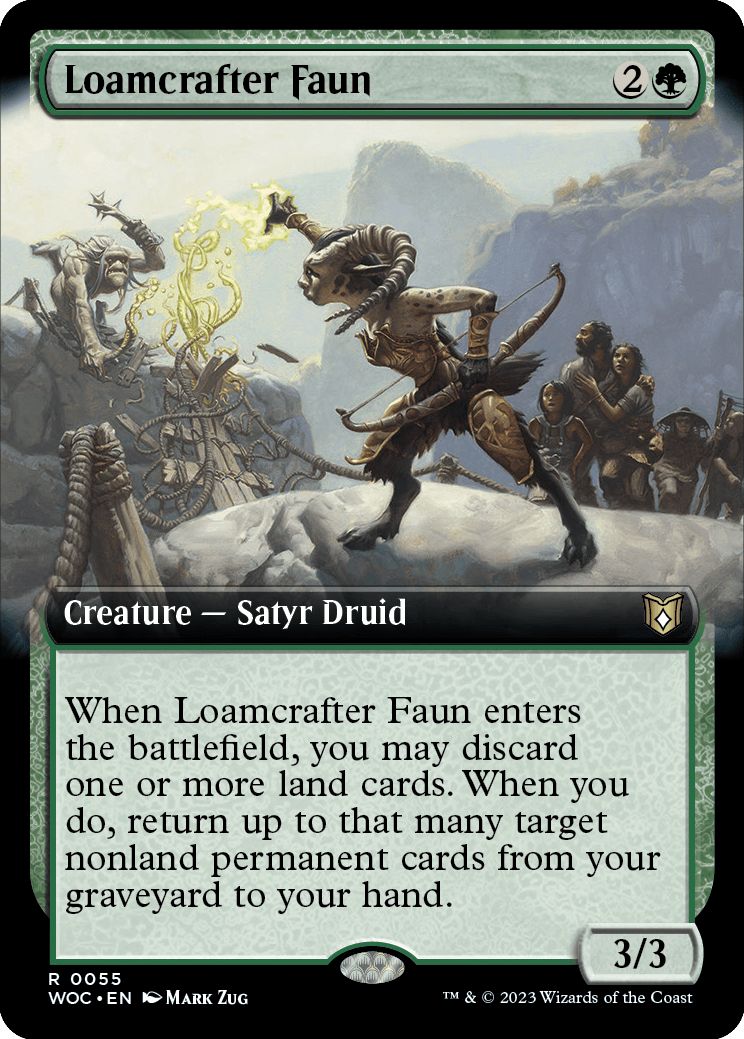 (英)壌土造りのフォーン / Loamcrafter Faun ★拡張枠★ 【WOC】 No.055