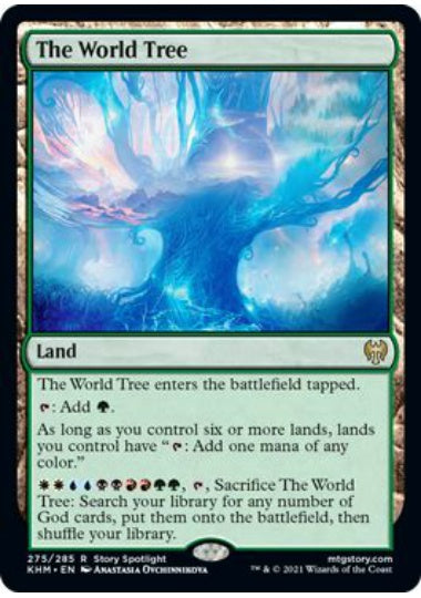 (英)【Foil】世界樹 / The World Tree【KHM】 No.275