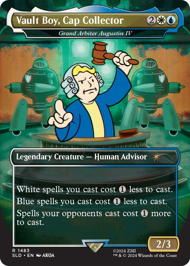 (英)Vault Boy, Cap Collector[アウグスティン四世大判事 / Grand Arbiter Augustin IV]【SLD】 Secret Lair x Fallout: Vault Boy No.1483