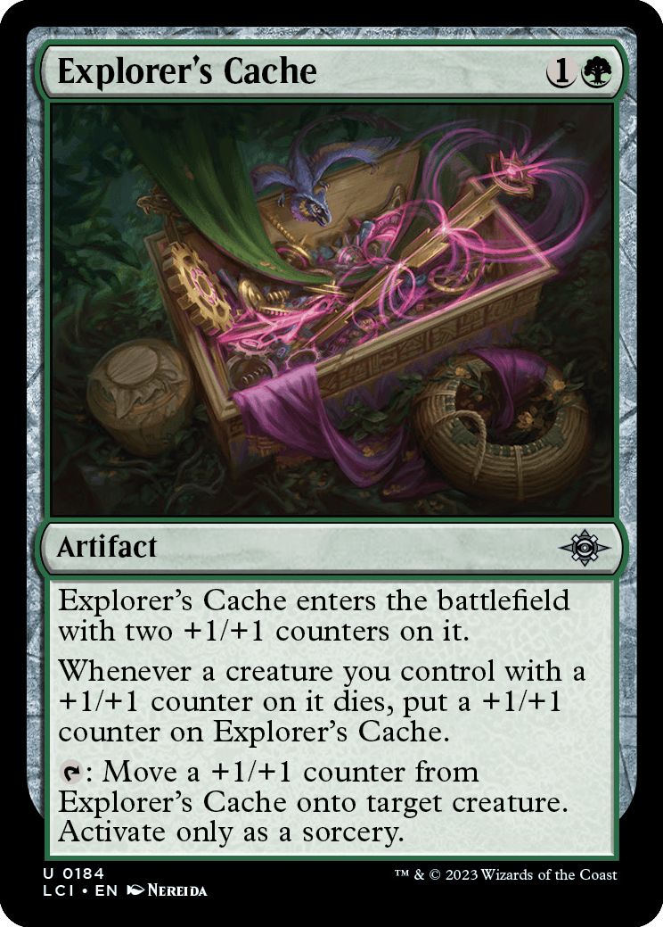 (英)【Foil】探検者の隠し場所 / Explorer's Cache【LCI】 No.184