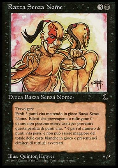 (イタリア語)Razza Senza Nome / Nameless Race【DRK】 No.050