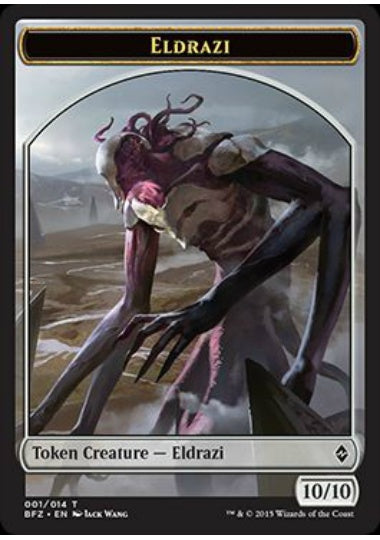 (英)エルドラージトークン / Eldrazi Token【BFZ-TOKEN】 No.001