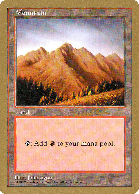 (英)山 / Mountain【WC97】 World Championship Decks 1997 Janosch Kuhn 金枠 No.112