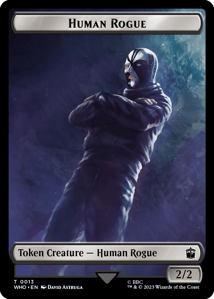 (英)人間・ならず者トークン / Human Rogue Token No.0013 - 手掛かりトークン / Clue Token【WHO-TOKEN】 No.0021