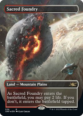 (英)【ギャラクシーFoil】聖なる鋳造所 / Sacred Foundry ★拡張枠★ 【UNF】 No.536
