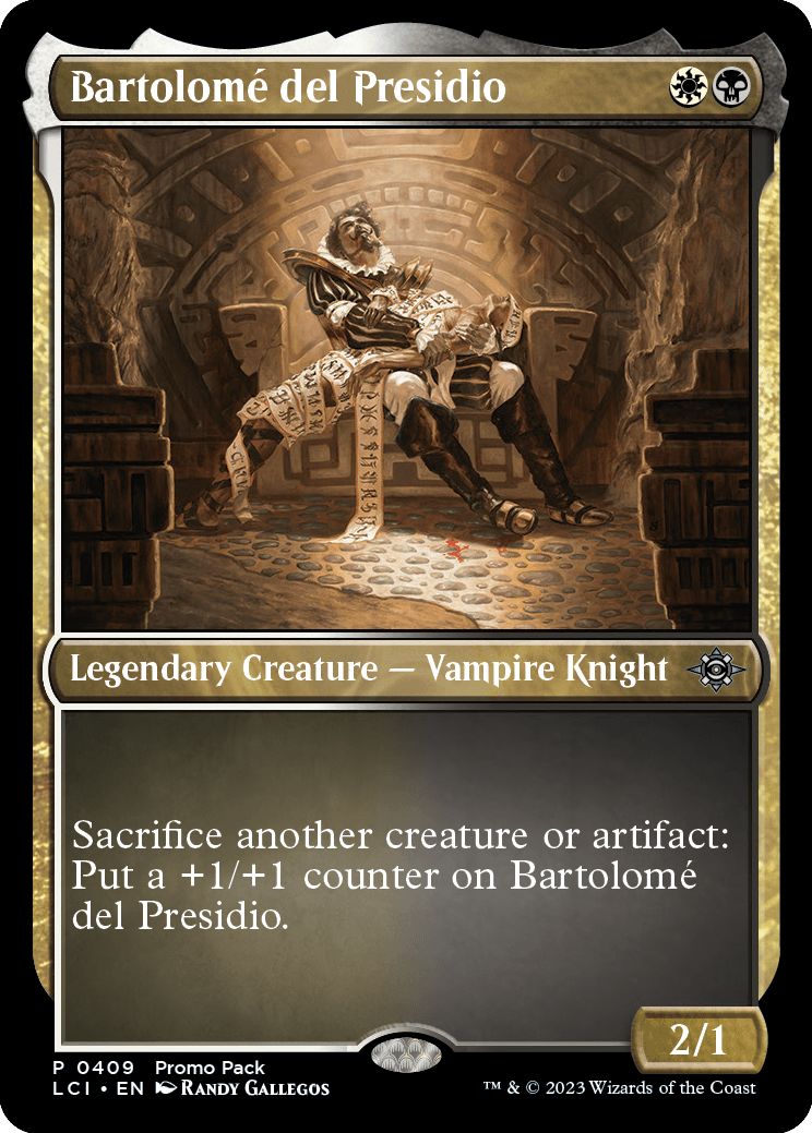 (英)【Foil】バルトロメ・デル・プレシディオ / Bartolome del Presidio【LCI】プロモパックプロモ No.409
