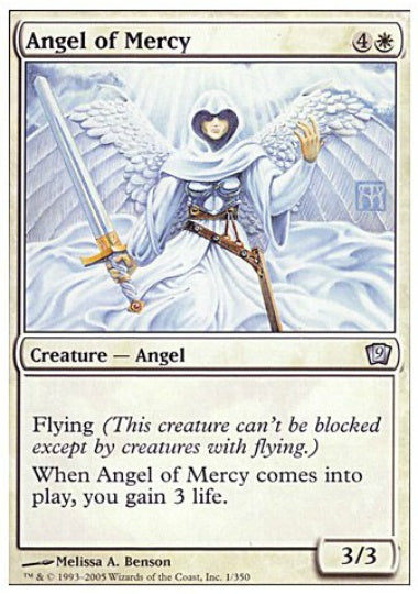 (英)【Foil】慈悲の天使 / Angel of Mercy【9ED】 No.001