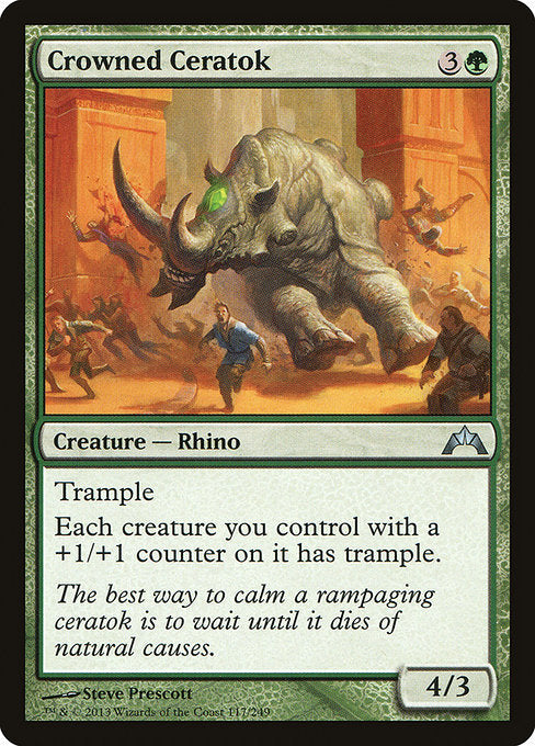 (英)冠角獣 / Crowned Ceratok【GTC】 No.117