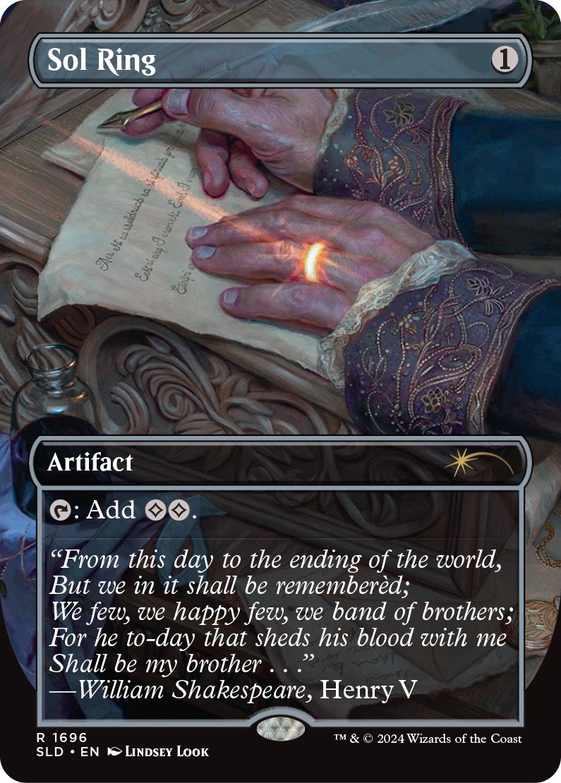 (英)【Foil】太陽の指輪 / Sol Ring【SLD】Sheldon's Spellbook No.1696