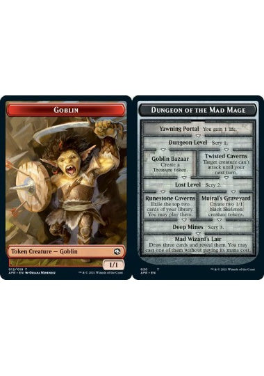 (英)【Foil】ゴブリントークン / Goblin TokenNo.012 - 狂える魔道士の迷宮 / Dungeon of the Mad Mage【AFR-TOKEN】 No.020
