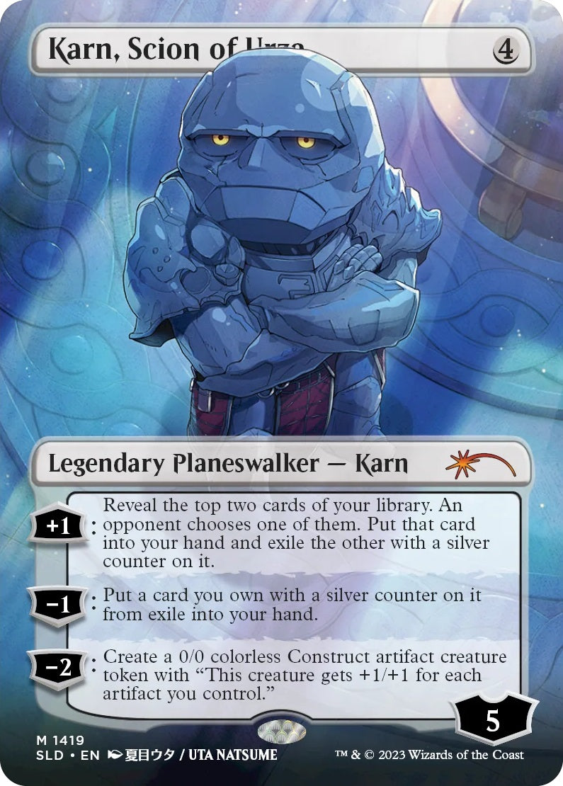 (英)【Foil】ウルザの後継、カーン / Karn, Scion of Urza【SLD】Li'l'est Walkers No.1419