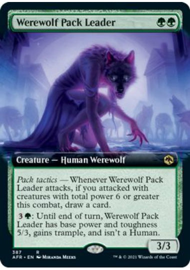 (英)群れ率いの人狼 / Werewolf Pack Leader ★拡張枠★ 【AFR】 No.387