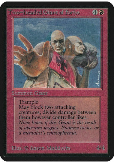 (英)Two-Headed Giant of Foriys【ALPHA】 No.179