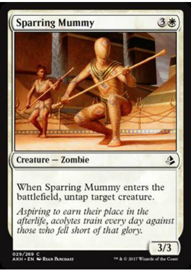 (英)【Foil】演習ミイラ / Sparring Mummy【AKH】 No.029