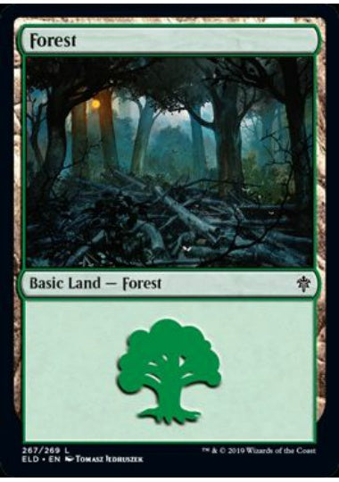 (英)【Foil】森 / Forest【ELD】 No.267