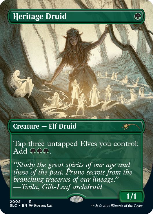 (英)【Foil】遺産のドルイド / Heritage Druid【SLC】30th Anniversary Countdown Kit No.2008