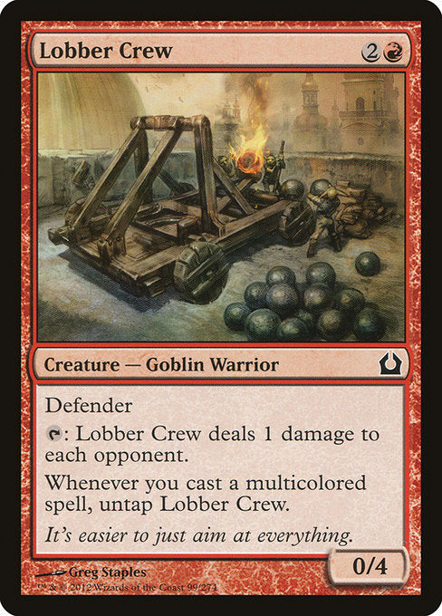 (英)【Foil】高射砲手 / Lobber Crew【RTR】 No.099