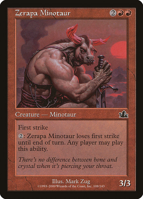 (英)ゼラパのミノタウルス / Zerapa Minotaur【PCY】 No.108