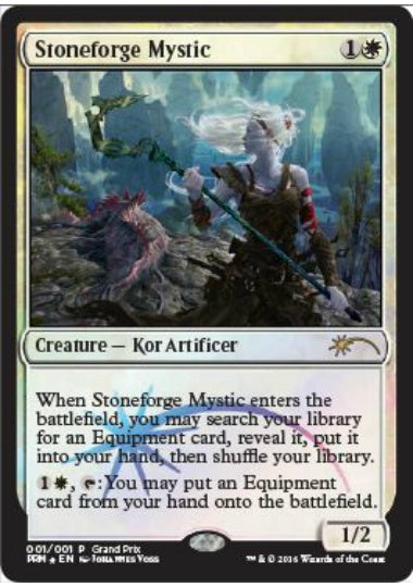 (英)【Foil】石鍛冶の神秘家 / Stoneforge Mystic【PRM】グランプリプロモ No.148