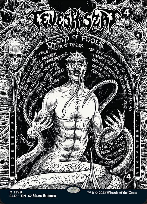 (英)【Foil】愚者滅ぼし、テヴェシュ・ザット / Tevesh Szat, Doom of Fools【SLD】Keep Partying Hard, Shred Harder Than You Previously Thought Possible No.1199