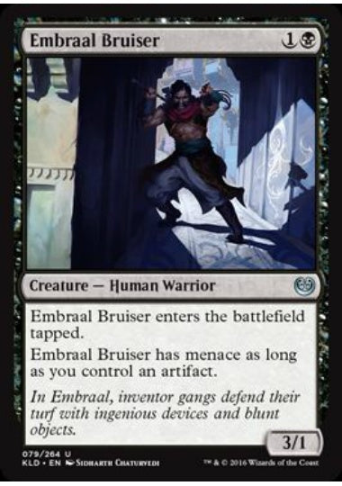 (英)【Foil】エンブロールの暴れ者 / Embraal Bruiser【KLD】 No.079
