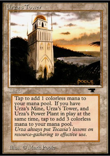 (英)ウルザの塔 / Urza's Tower【ATQ】 (海岸) No.085D