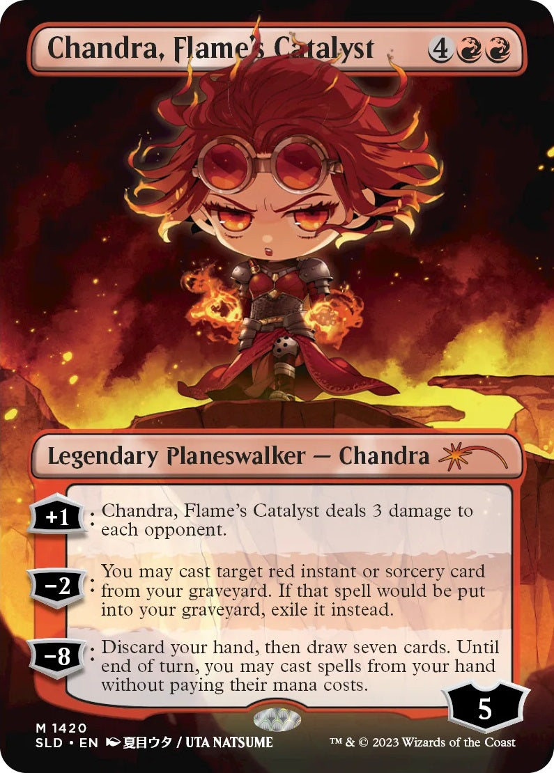 (英)炎の触媒、チャンドラ / Chandra, Flame's Catalyst【SLD】 Li'l'est Walkers No.1420