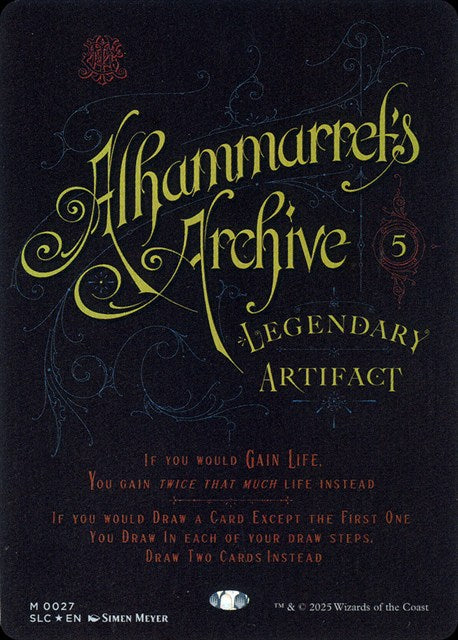 (英)【Foil】アルハマレットの書庫 / Alhammarret's Archive【SLC】 Secret Lair Countdown Kit: An Encyclopedia of Magic No.027
