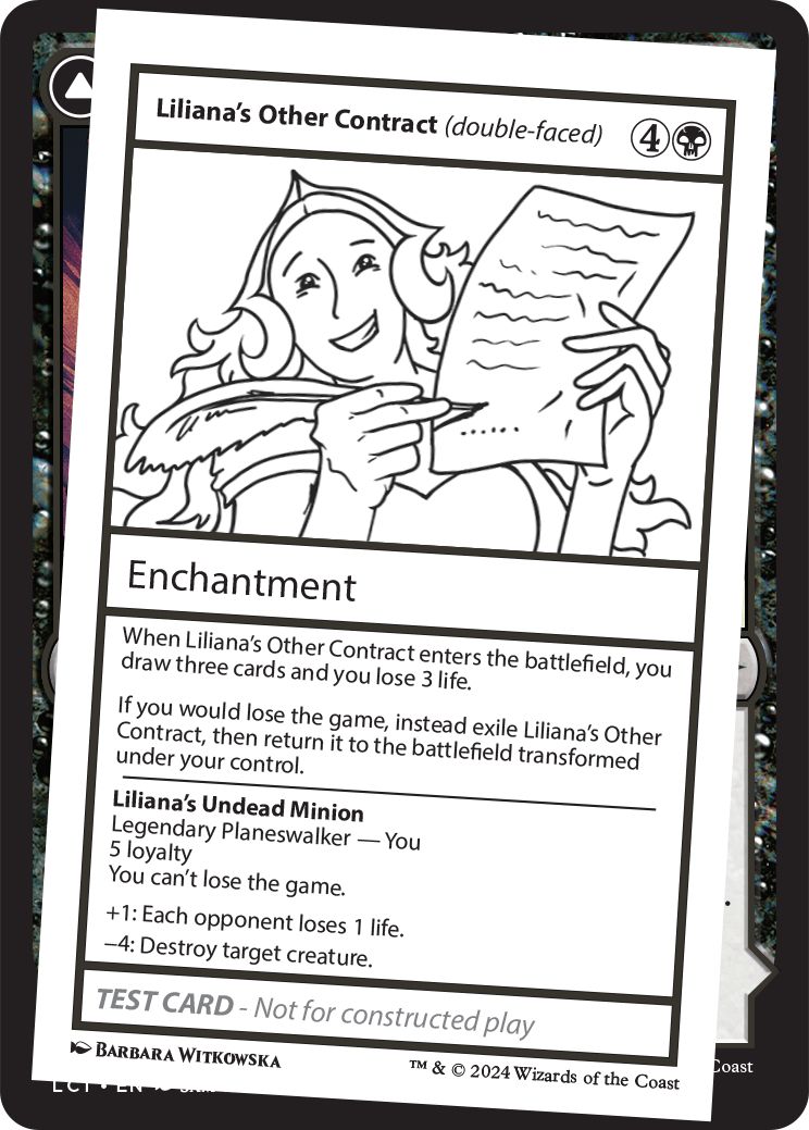 (英)Liliana's Other Contract - Liliana's Undead Minion【MB2-TEST】 No.312