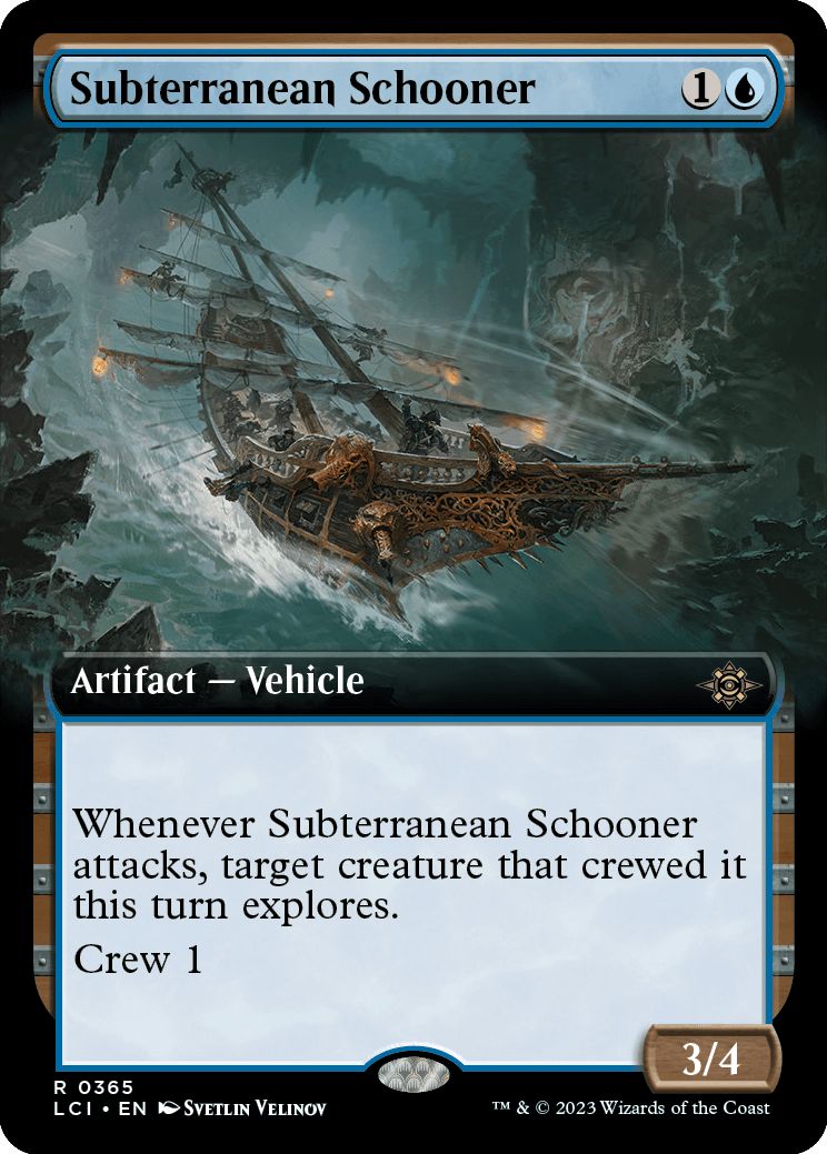 (英)【Foil】地底のスクーナー船 / Subterranean Schooner ★拡張枠★ 【LCI】 No.365