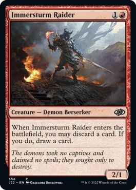 (英)イマースタームの略奪者 / Immersturm Raider【J22】 No.556