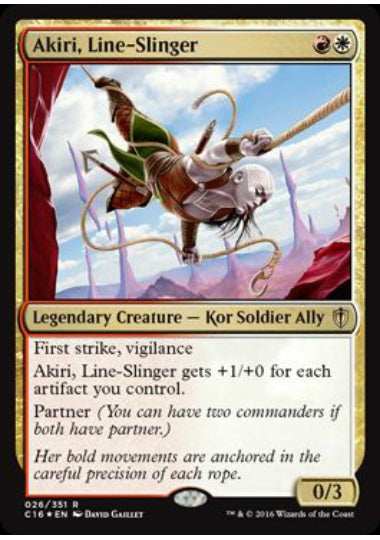 (英)【Foil】綱投げ、アキリ / Akiri, Line-Slinger【C16】 No.026