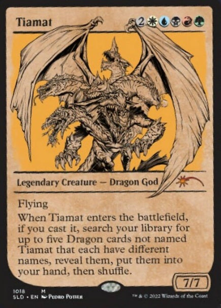 (英)【Foil】ティアマト / Tiamat【SLD】Secret Lair x BEADLE & GRIMM'S: HERE BE DRAGONS No.1018