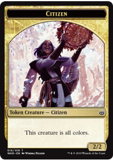 (英)市民トークン / Citizen Token【WAR-TOKEN】 No.016
