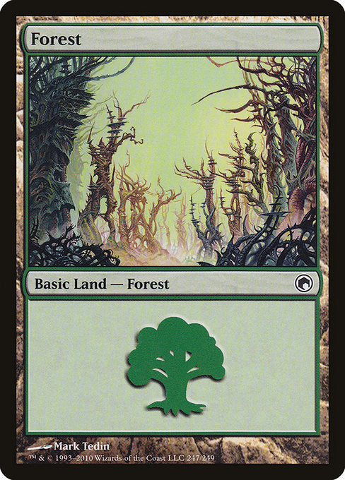 (英)【Foil】森 / Forest【SOM】 No.247