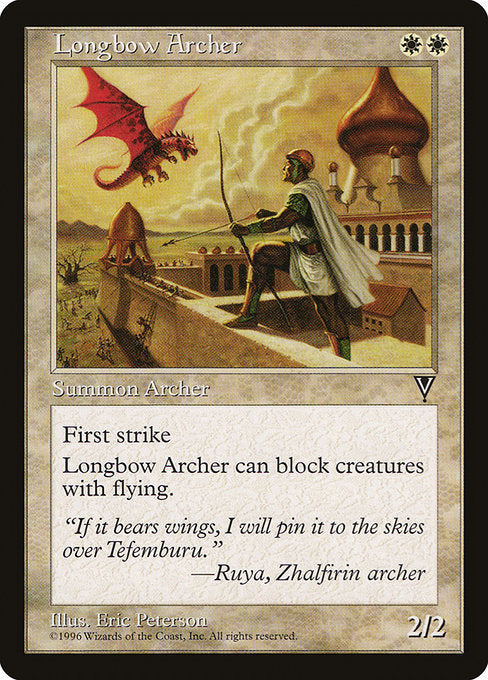 (英)長弓兵 / Longbow Archer【VIS】 No.012