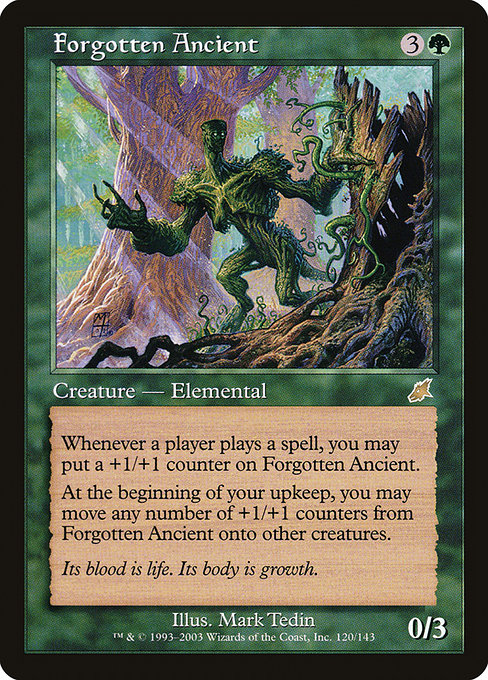 (英)【Foil】忘れられた古霊 / Forgotten Ancient【SCG】 No.120