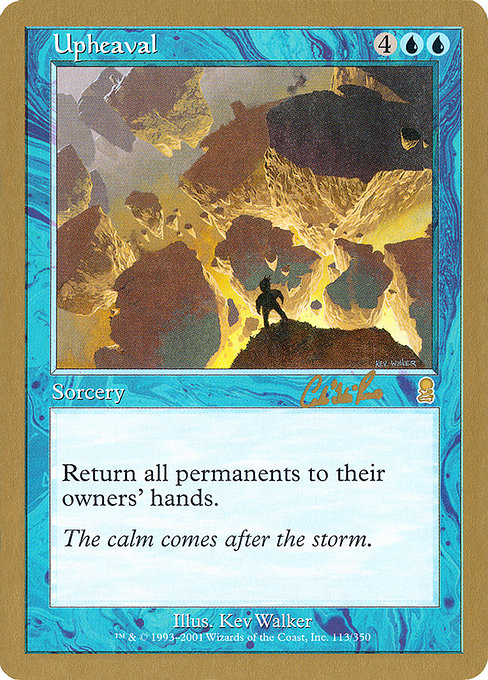 (英)激動 / Upheaval【WC02】 World Championship Decks 2002 Carlos Romao 金枠 No.033